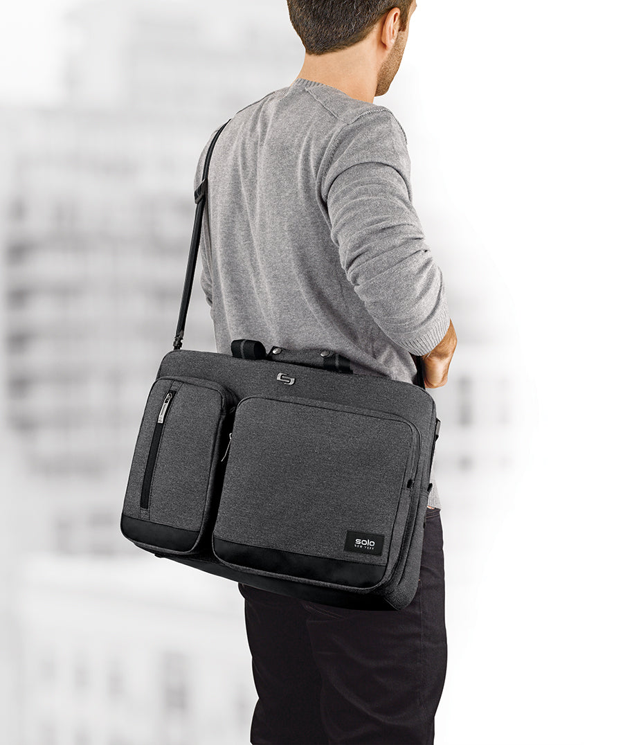 Duane Hybrid Briefcase Backpack
 #color_gray