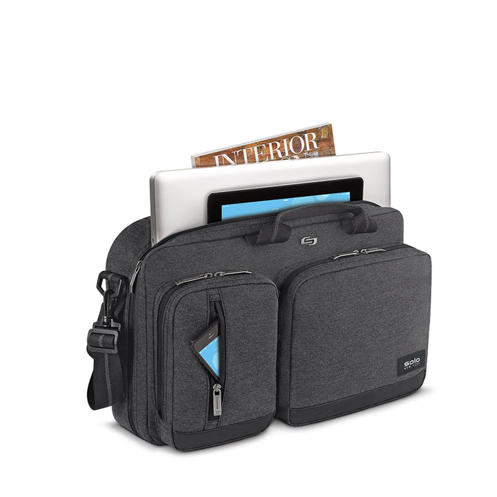 Duane Hybrid Briefcase Backpack
 #color_gray