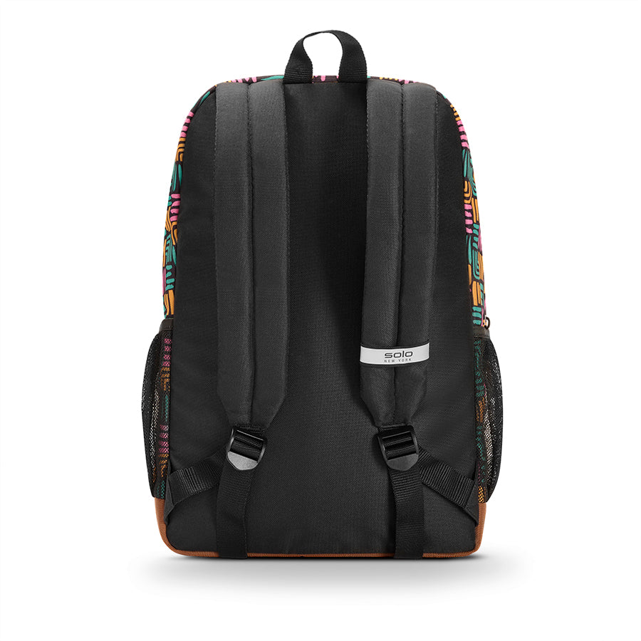 Re:Fresh Machine Washable Backpack in Teal, back view #teal
